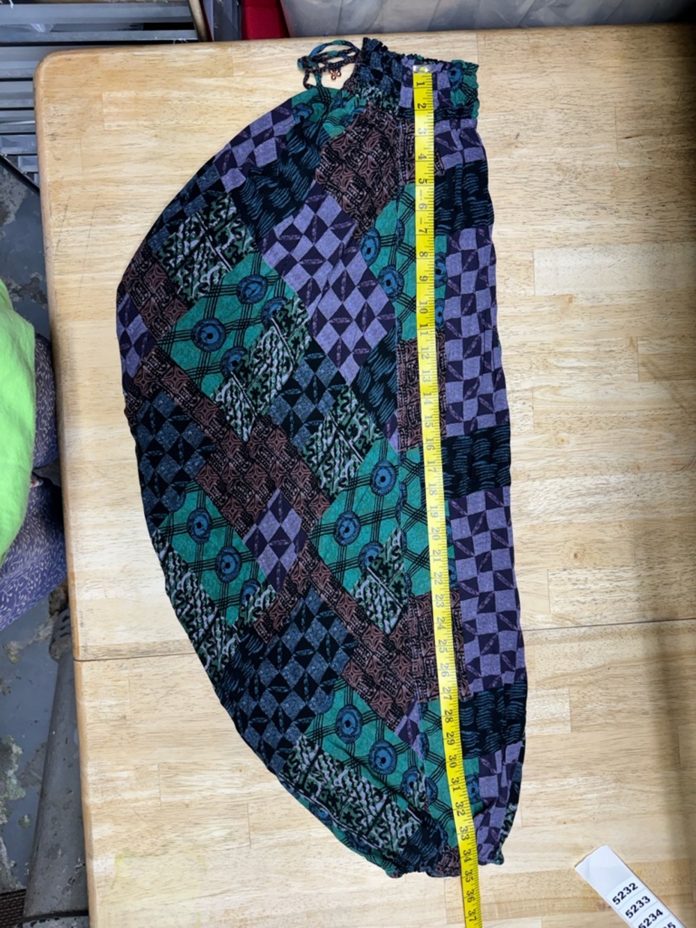 Free People Intimately Into The Wild Harem Pants Medium Boho Geometric Dark - Picture 14 of 16